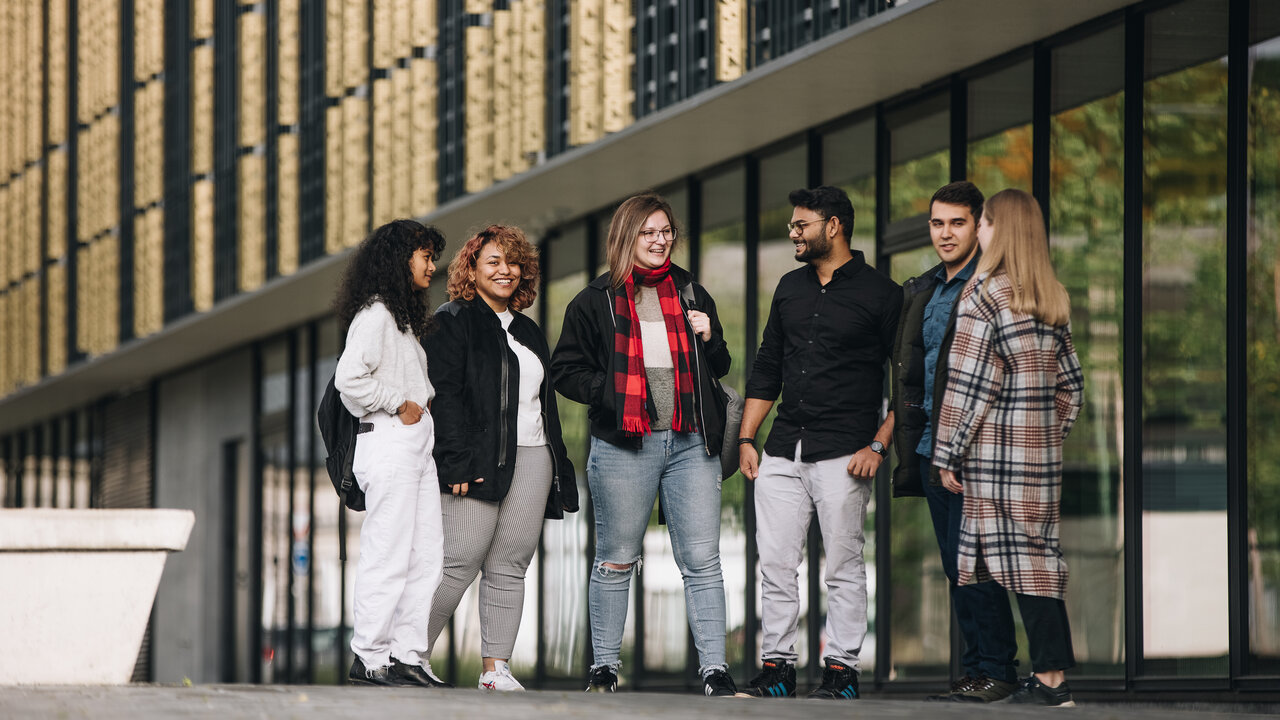 International Student next to the Delta Centre 